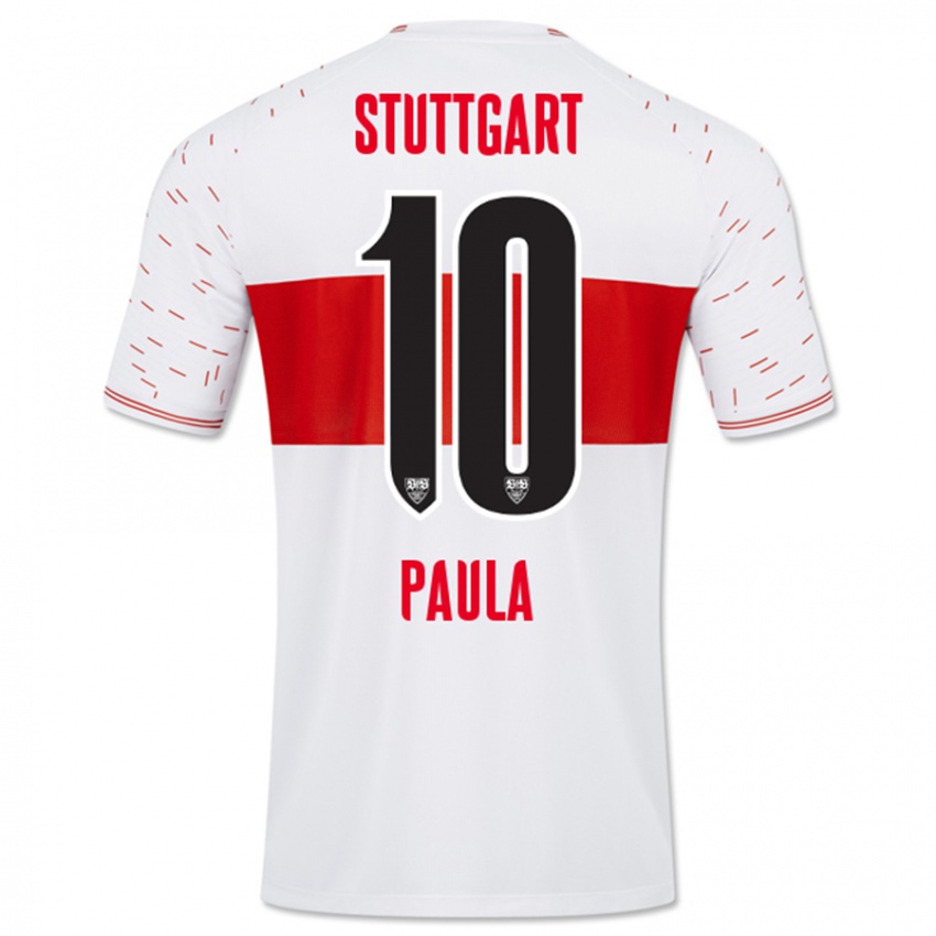 Kinder Raul Paula #10 Weiß Heimtrikot Trikot 2023/24 T-Shirt Schweiz