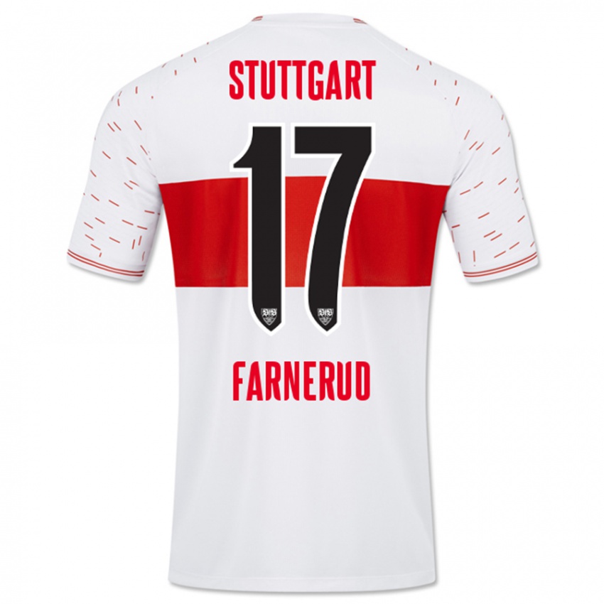 Kinder Colin Farnerud #17 Weiß Heimtrikot Trikot 2023/24 T-Shirt Schweiz