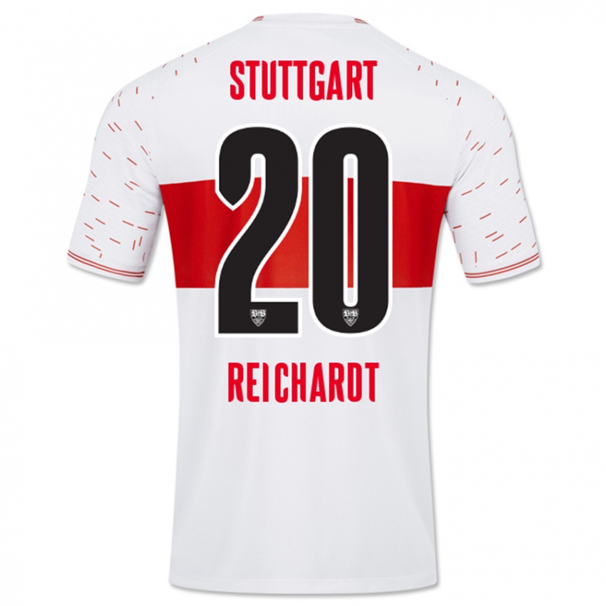 Kinder Leon Reichardt #20 Weiß Heimtrikot Trikot 2023/24 T-Shirt Schweiz