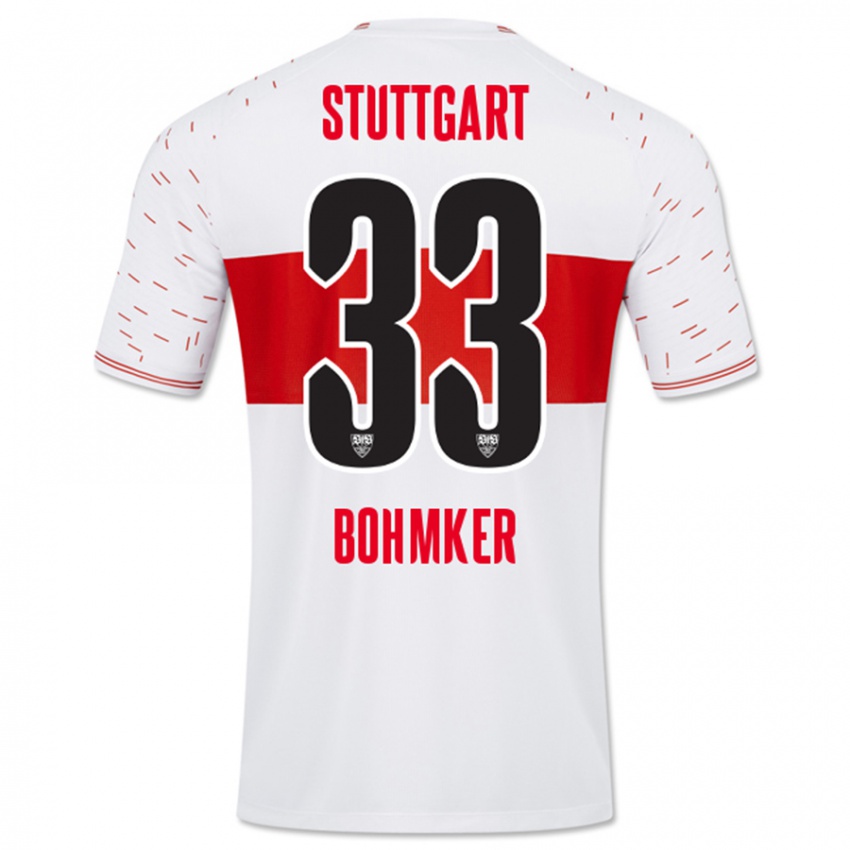 Kinder Finn Böhmker #33 Weiß Heimtrikot Trikot 2023/24 T-Shirt Schweiz