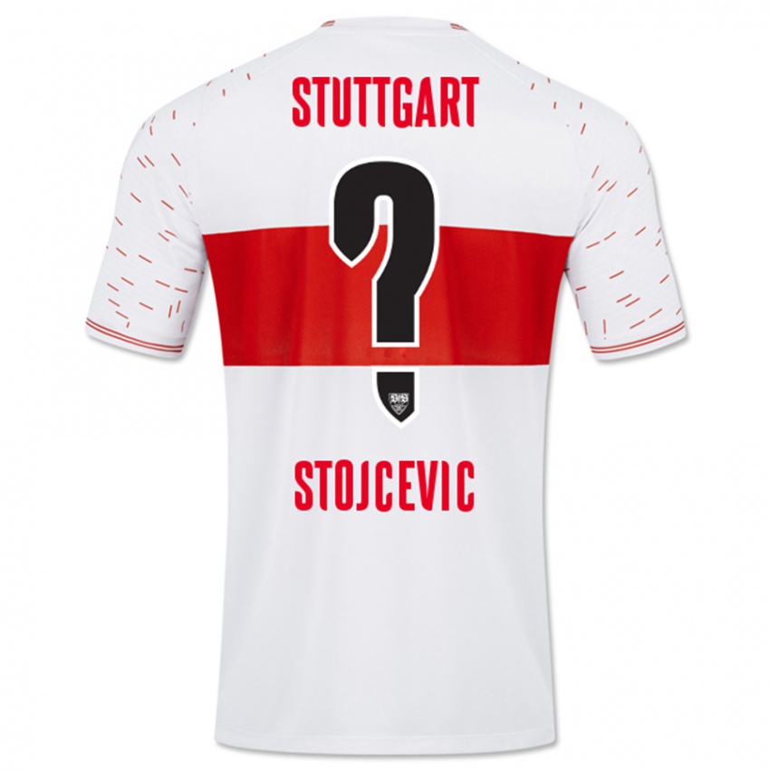 Kinder Martin Stojcevic #0 Weiß Heimtrikot Trikot 2023/24 T-Shirt Schweiz