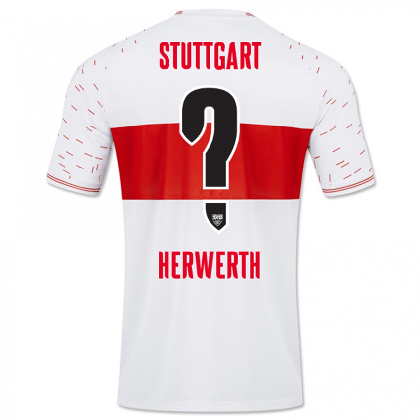 Kinder Maximilian Herwerth #0 Weiß Heimtrikot Trikot 2023/24 T-Shirt Schweiz