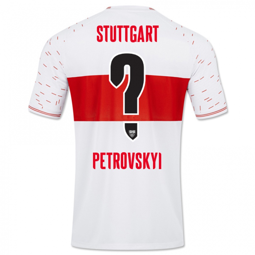 Kinder Mykola Petrovskyi #0 Weiß Heimtrikot Trikot 2023/24 T-Shirt Schweiz