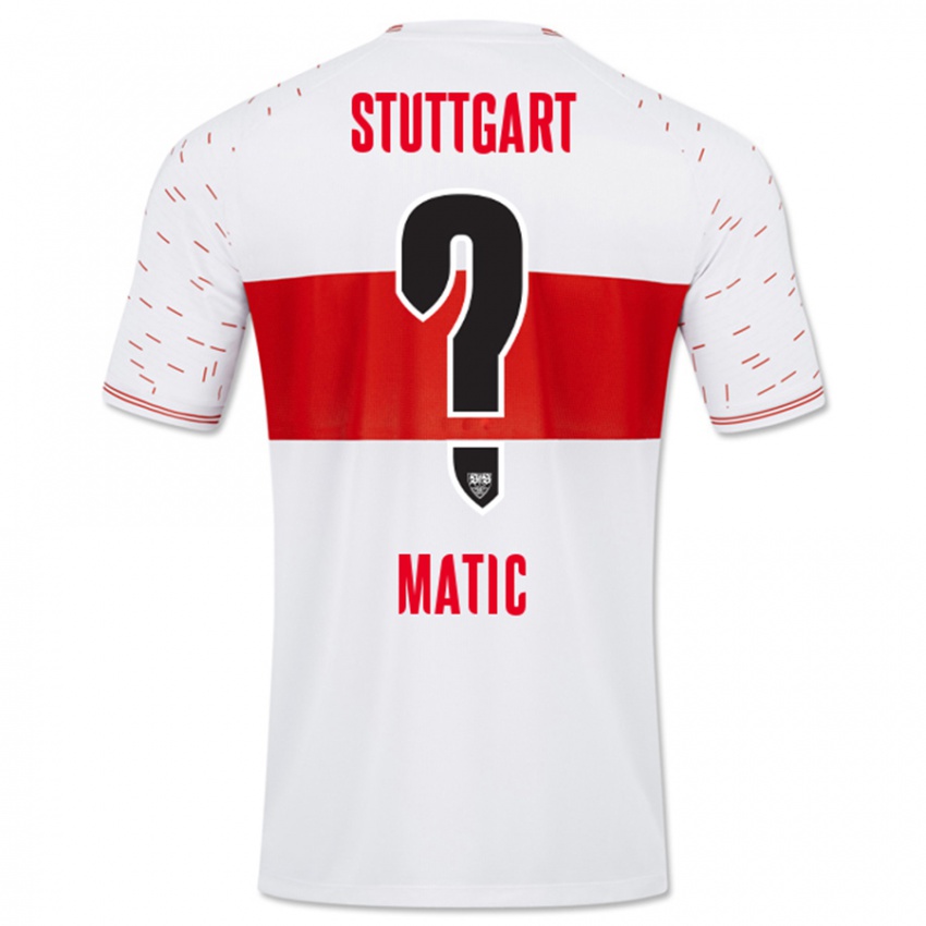 Kinder Nikolas Matic #0 Weiß Heimtrikot Trikot 2023/24 T-Shirt Schweiz