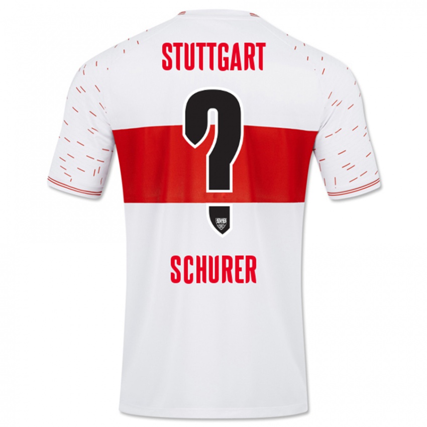 Kinder Leon Schürer #0 Weiß Heimtrikot Trikot 2023/24 T-Shirt Schweiz