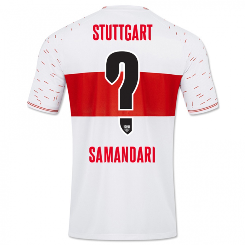 Kinder Sohrab Samandari #0 Weiß Heimtrikot Trikot 2023/24 T-Shirt Schweiz