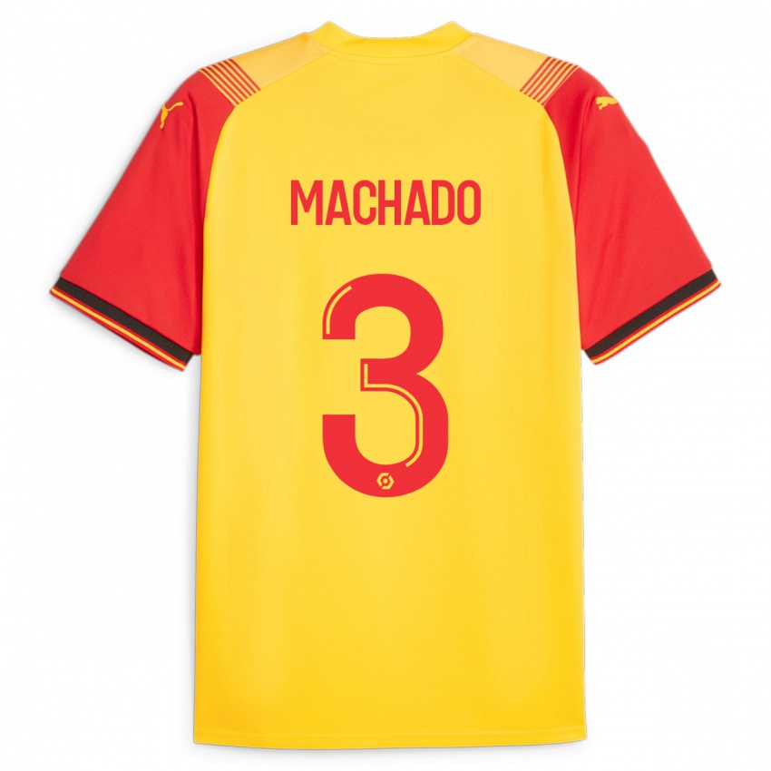 Kinder Deiver Machado #3 Gelb Heimtrikot Trikot 2023/24 T-Shirt Schweiz