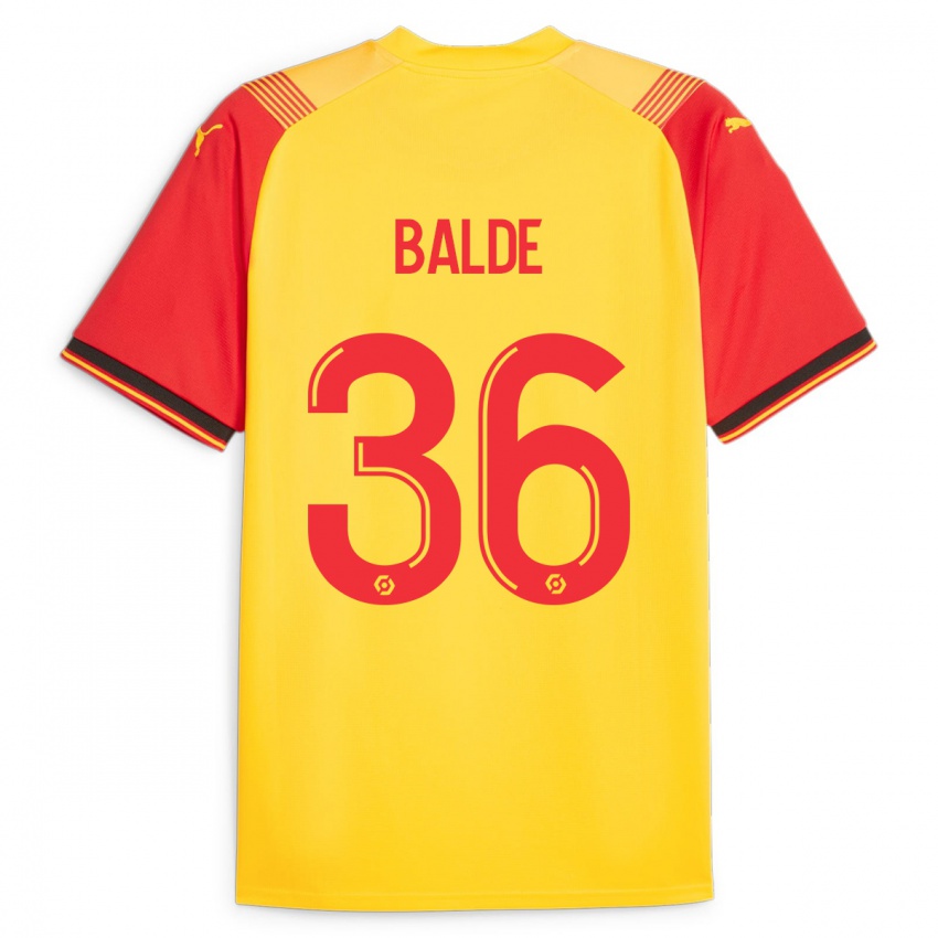 Kinder Ibrahima Baldé #36 Gelb Heimtrikot Trikot 2023/24 T-Shirt Schweiz