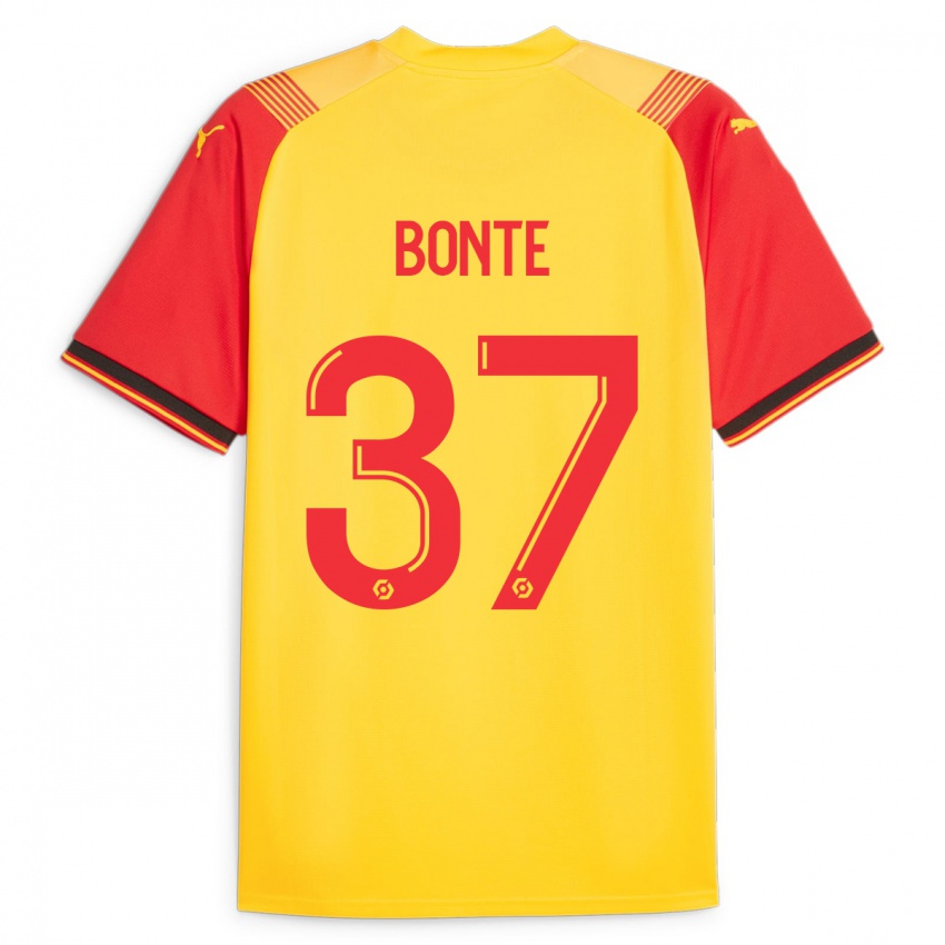 Kinder Nolan Bonte #37 Gelb Heimtrikot Trikot 2023/24 T-Shirt Schweiz