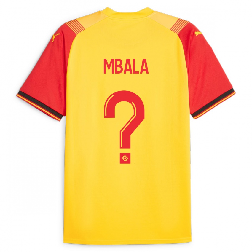 Kinder Keny Mbala #0 Gelb Heimtrikot Trikot 2023/24 T-Shirt Schweiz