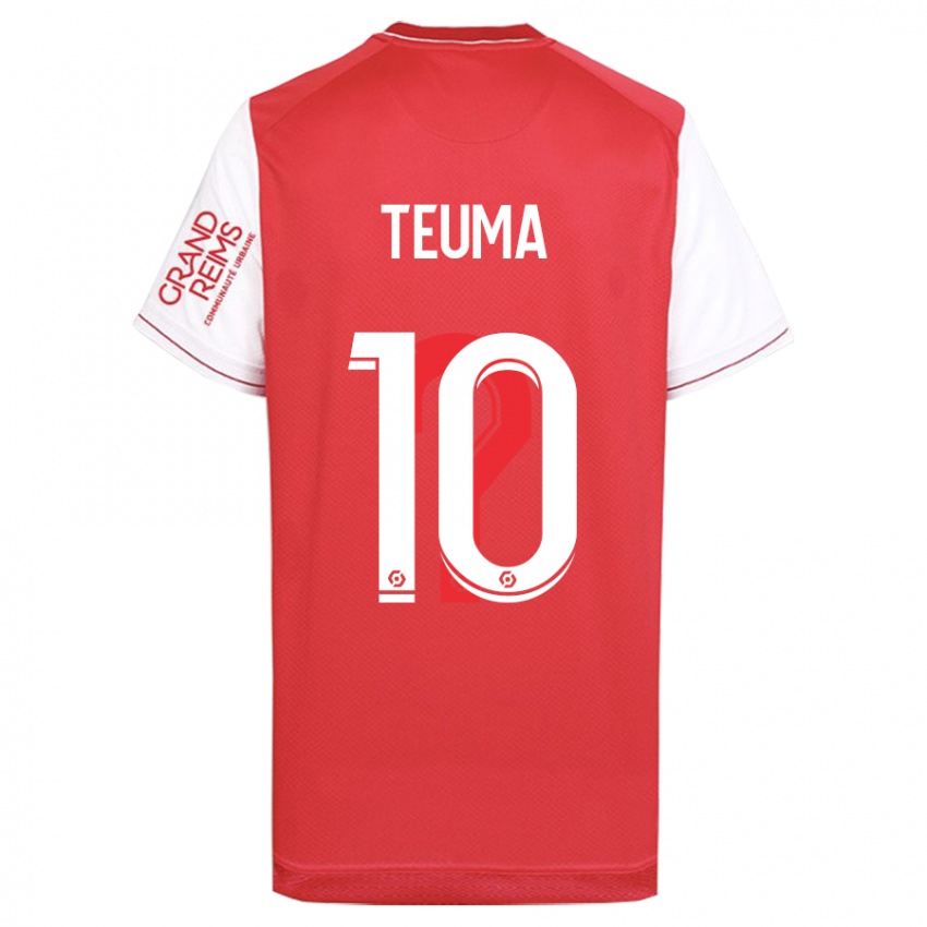 Kinder Teddy Teuma #10 Rot Heimtrikot Trikot 2023/24 T-Shirt Schweiz