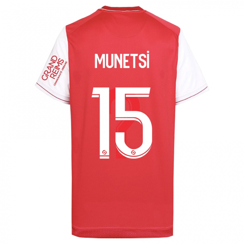 Kinder Marshall Munetsi #15 Rot Heimtrikot Trikot 2023/24 T-Shirt Schweiz