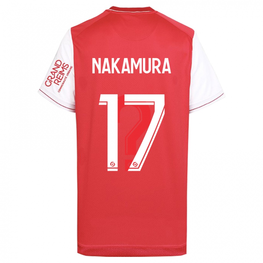 Kinder Keito Nakamura #17 Rot Heimtrikot Trikot 2023/24 T-Shirt Schweiz