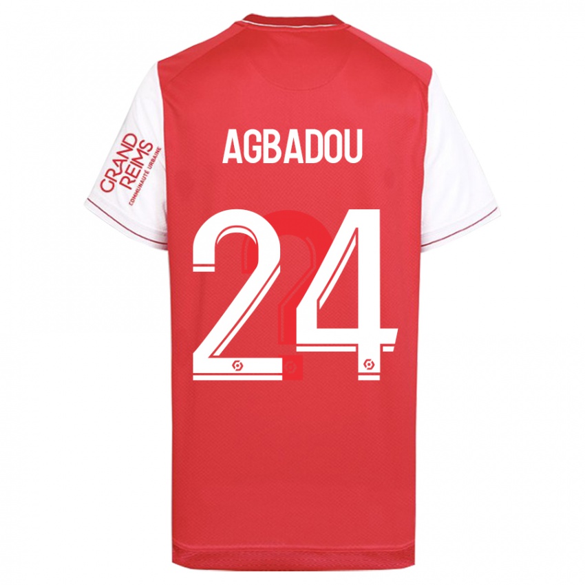 Kinder Emmanuel Agbadou #24 Rot Heimtrikot Trikot 2023/24 T-Shirt Schweiz