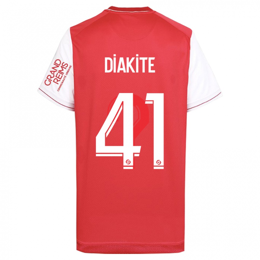 Kinder Ibrahim Diakité #41 Rot Heimtrikot Trikot 2023/24 T-Shirt Schweiz