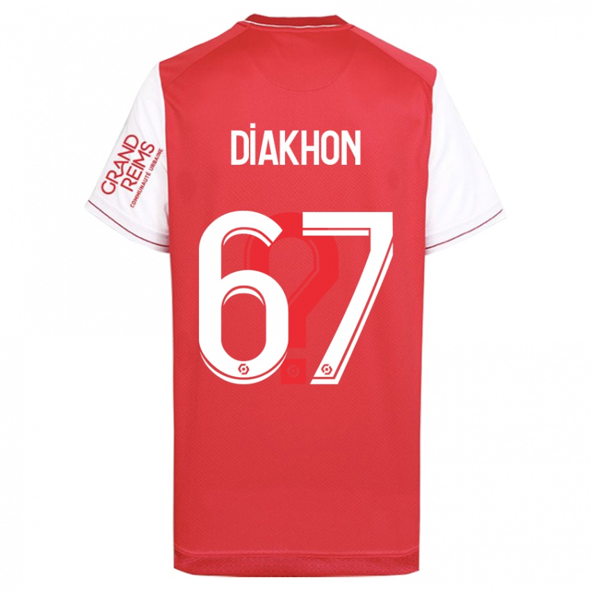 Kinder Mamadou Diakhon #67 Rot Heimtrikot Trikot 2023/24 T-Shirt Schweiz