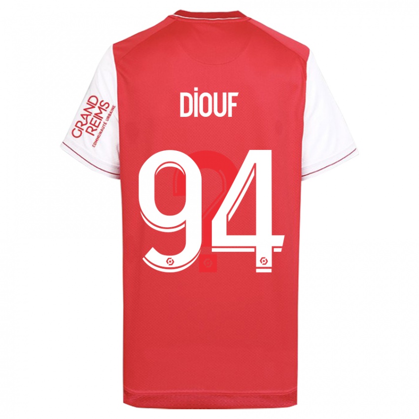 Kinder Yehvann Diouf #94 Rot Heimtrikot Trikot 2023/24 T-Shirt Schweiz