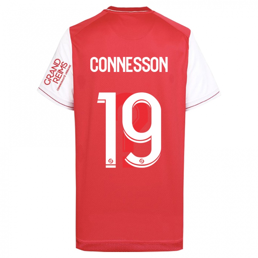 Kinder Adele Connesson #19 Rot Heimtrikot Trikot 2023/24 T-Shirt Schweiz