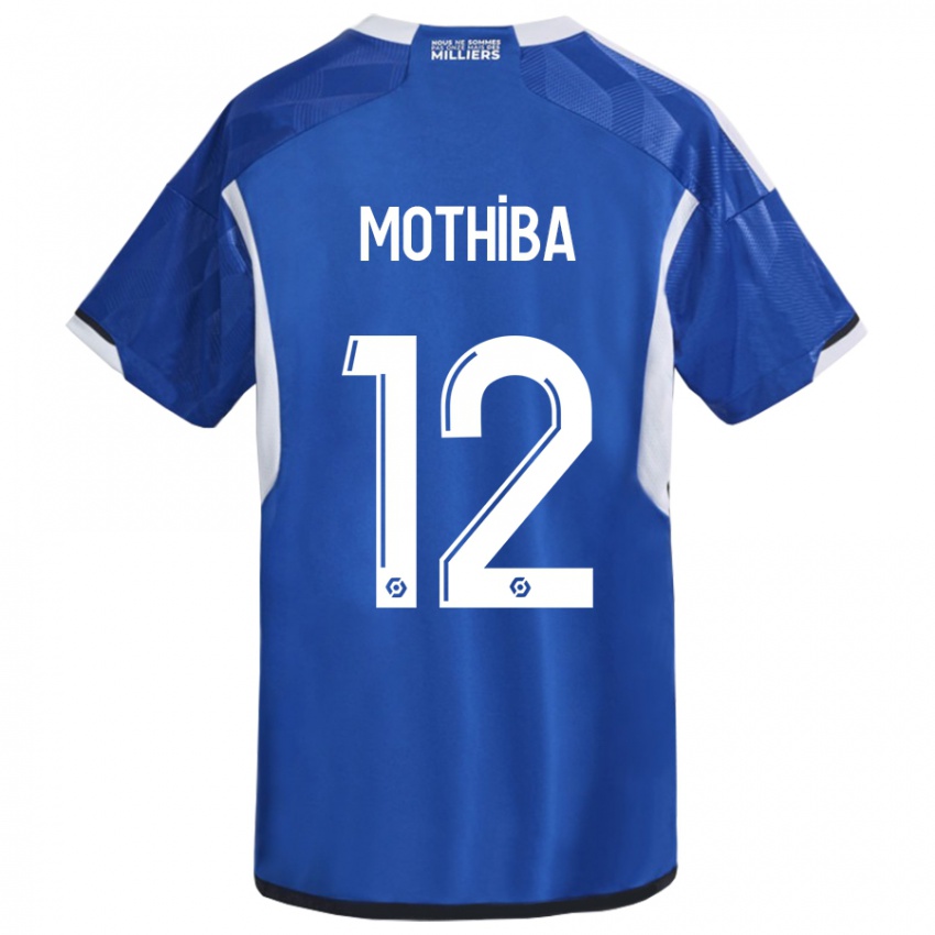 Kinder Lebo Mothiba #12 Blau Heimtrikot Trikot 2023/24 T-Shirt Schweiz