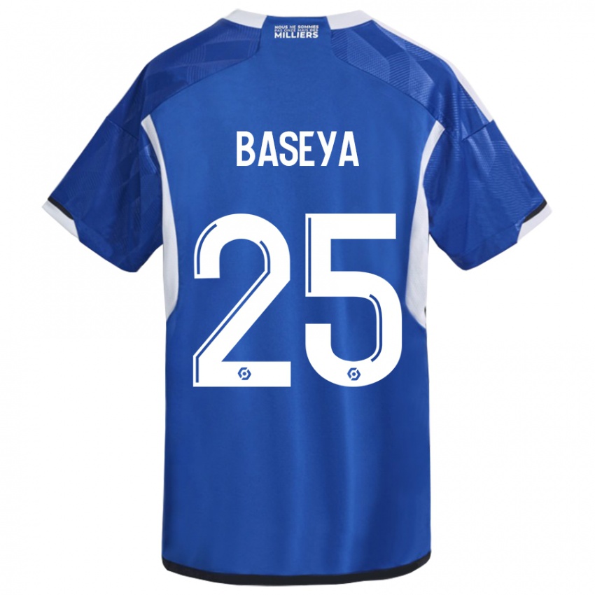 Kinder Steven Baseya #25 Blau Heimtrikot Trikot 2023/24 T-Shirt Schweiz