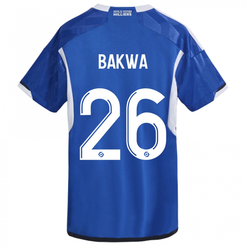 Kinder Dilane Bakwa #26 Blau Heimtrikot Trikot 2023/24 T-Shirt Schweiz