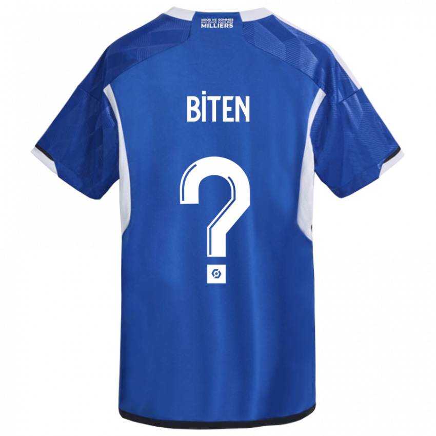 Kinder Clancy Valère Biten #0 Blau Heimtrikot Trikot 2023/24 T-Shirt Schweiz