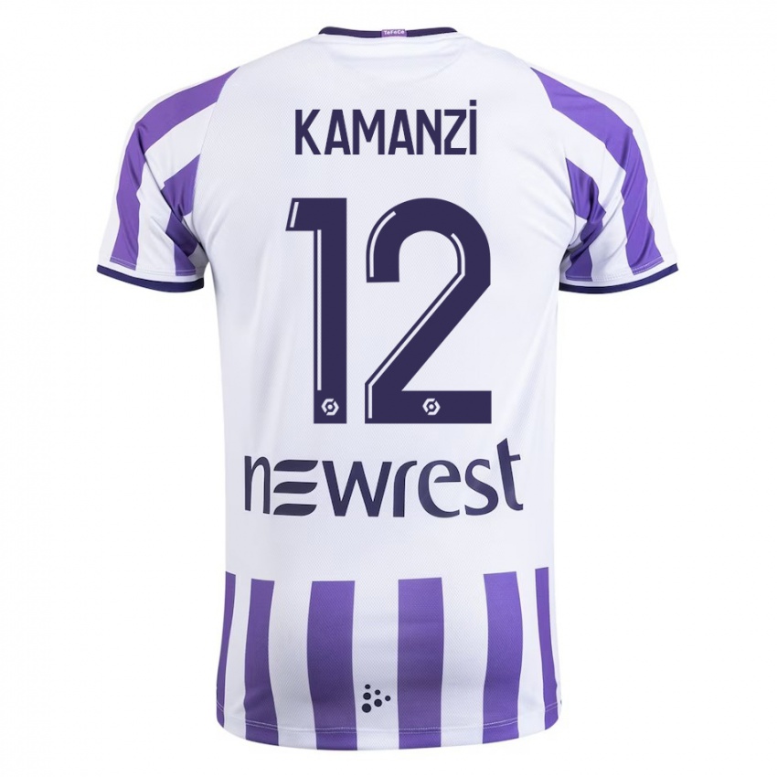 Kinder Warren Kamanzi #12 Weiß Heimtrikot Trikot 2023/24 T-Shirt Schweiz