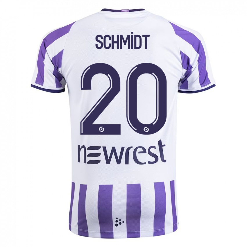 Kinder Niklas Schmidt #20 Weiß Heimtrikot Trikot 2023/24 T-Shirt Schweiz