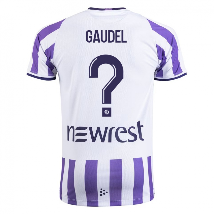 Kinder Raphaël Gaudel #0 Weiß Heimtrikot Trikot 2023/24 T-Shirt Schweiz