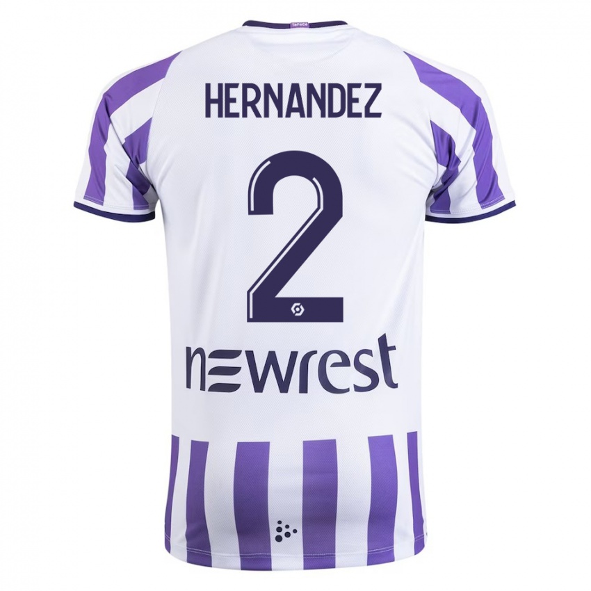 Kinder Lucie Hernandez #2 Weiß Heimtrikot Trikot 2023/24 T-Shirt Schweiz