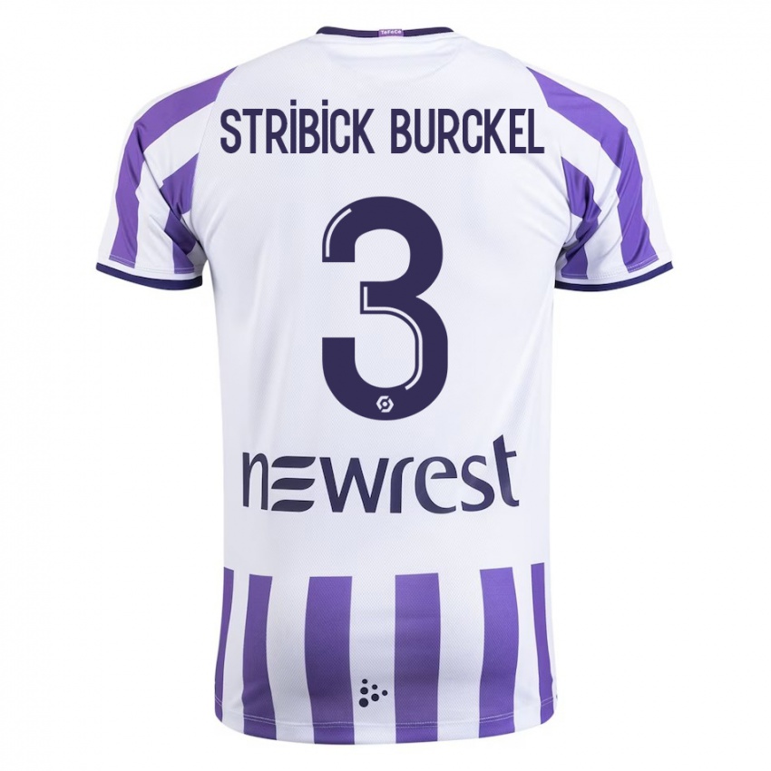 Kinder Laetitia Stribick-Burckel #3 Weiß Heimtrikot Trikot 2023/24 T-Shirt Schweiz