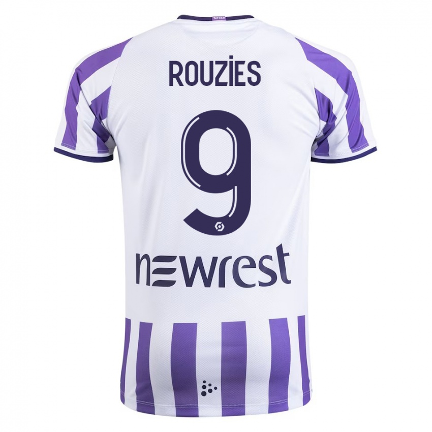 Kinder Manon Rouzies #9 Weiß Heimtrikot Trikot 2023/24 T-Shirt Schweiz