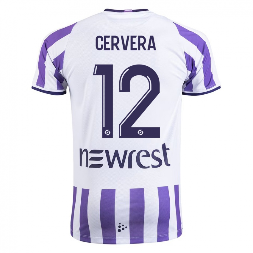 Kinder Laurianne Cervera #12 Weiß Heimtrikot Trikot 2023/24 T-Shirt Schweiz