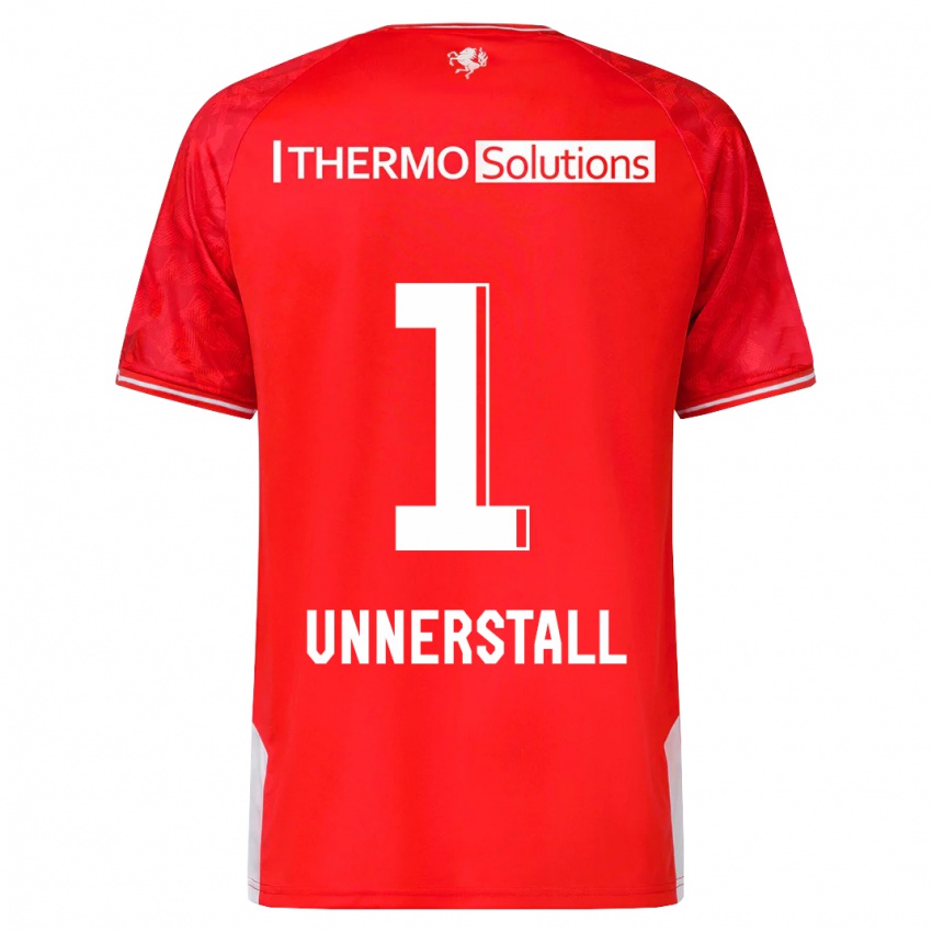 Kinder Lars Unnerstall #1 Rot Heimtrikot Trikot 2023/24 T-Shirt Schweiz