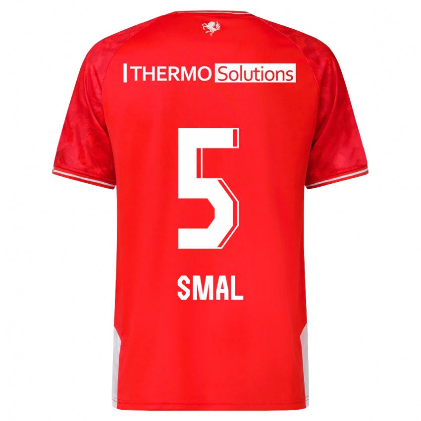 Kinder Gijs Smal #5 Rot Heimtrikot Trikot 2023/24 T-Shirt Schweiz