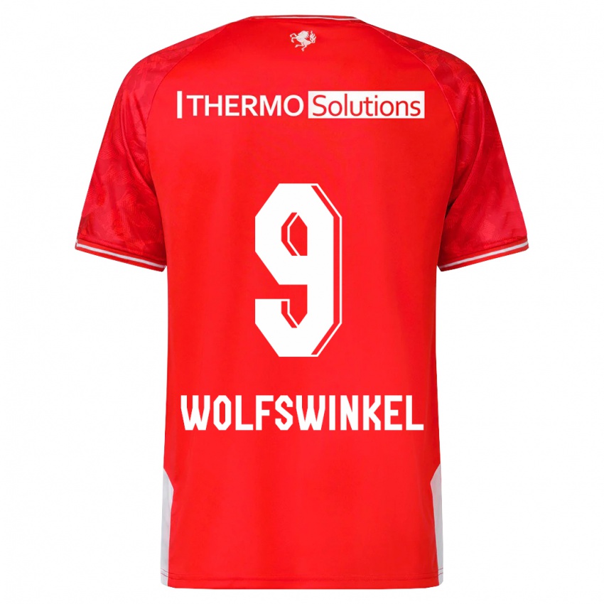 Kinder Ricky Van Wolfswinkel #9 Rot Heimtrikot Trikot 2023/24 T-Shirt Schweiz