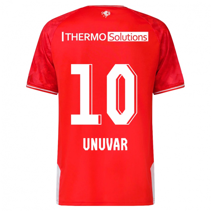 Kinder Naci Ünüvar #10 Rot Heimtrikot Trikot 2023/24 T-Shirt Schweiz