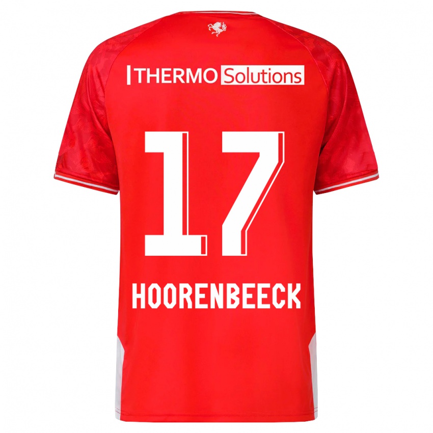 Kinder Alec Van Hoorenbeeck #17 Rot Heimtrikot Trikot 2023/24 T-Shirt Schweiz