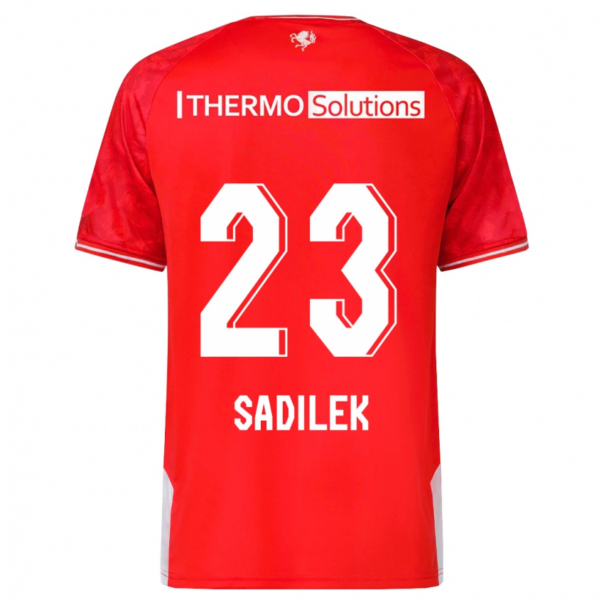 Kinder Michal Sadilek #23 Rot Heimtrikot Trikot 2023/24 T-Shirt Schweiz