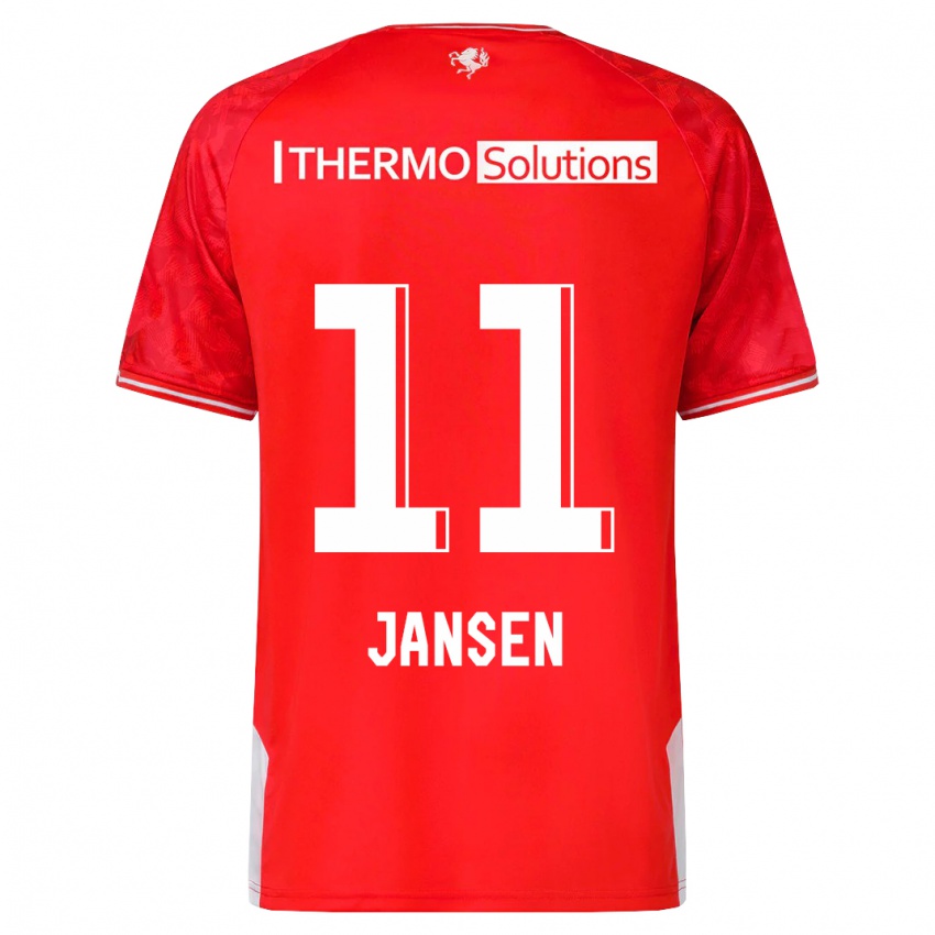 Kinder Renate Jansen #11 Rot Heimtrikot Trikot 2023/24 T-Shirt Schweiz