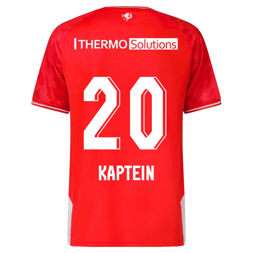 Kinder Wieke Kaptein #20 Rot Heimtrikot Trikot 2023/24 T-Shirt Schweiz