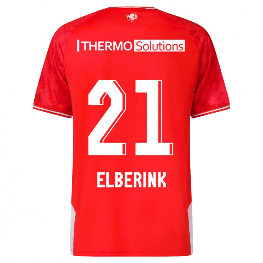 Kinder Eva Oude Elberink #21 Rot Heimtrikot Trikot 2023/24 T-Shirt Schweiz