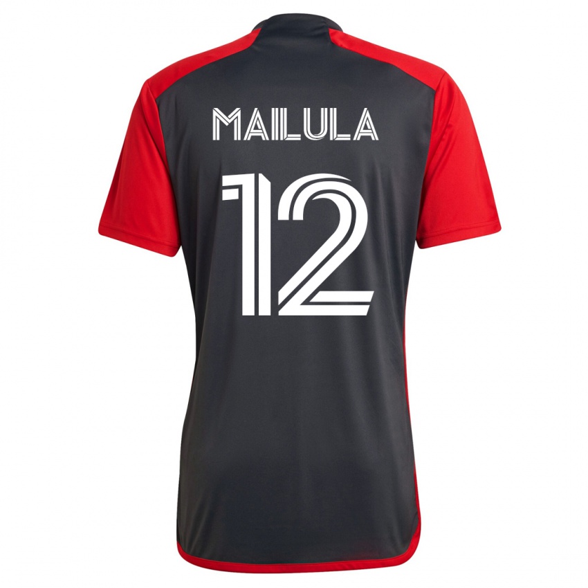 Kinder Cassius Mailula #12 Grau Heimtrikot Trikot 2023/24 T-Shirt Schweiz