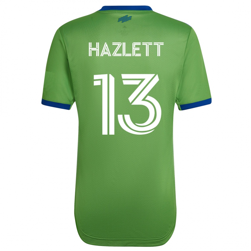 Kinder Kimberly Hazlett #13 Grün Heimtrikot Trikot 2023/24 T-Shirt Schweiz