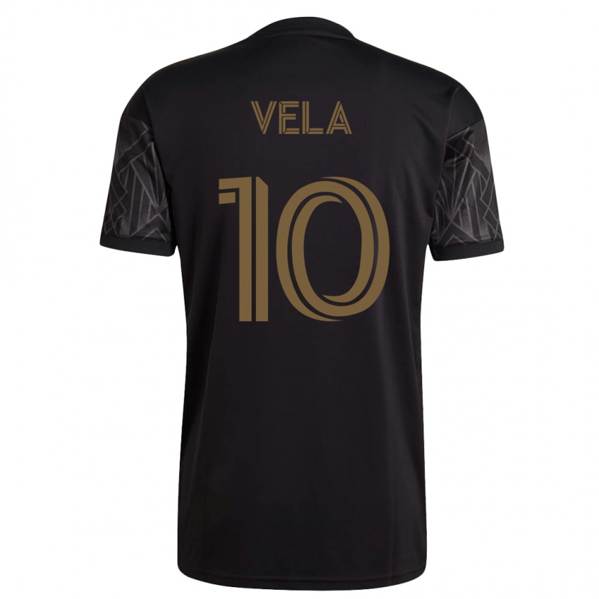 Kinder Carlos Vela #10 Schwarz Heimtrikot Trikot 2023/24 T-Shirt Schweiz