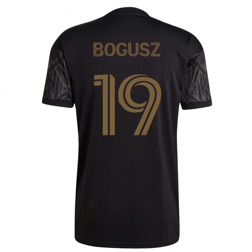 Kinder Mateusz Bogusz #19 Schwarz Heimtrikot Trikot 2023/24 T-Shirt Schweiz