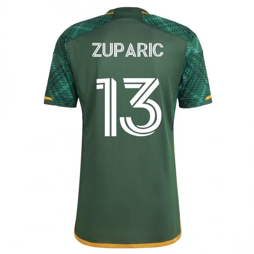Kinder Dario Zuparic #13 Grün Heimtrikot Trikot 2023/24 T-Shirt Schweiz