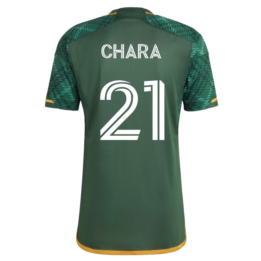 Kinder Diego Chará #21 Grün Heimtrikot Trikot 2023/24 T-Shirt Schweiz