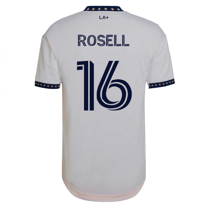 Kinder Uri Rosell #16 Weiß Heimtrikot Trikot 2023/24 T-Shirt Schweiz