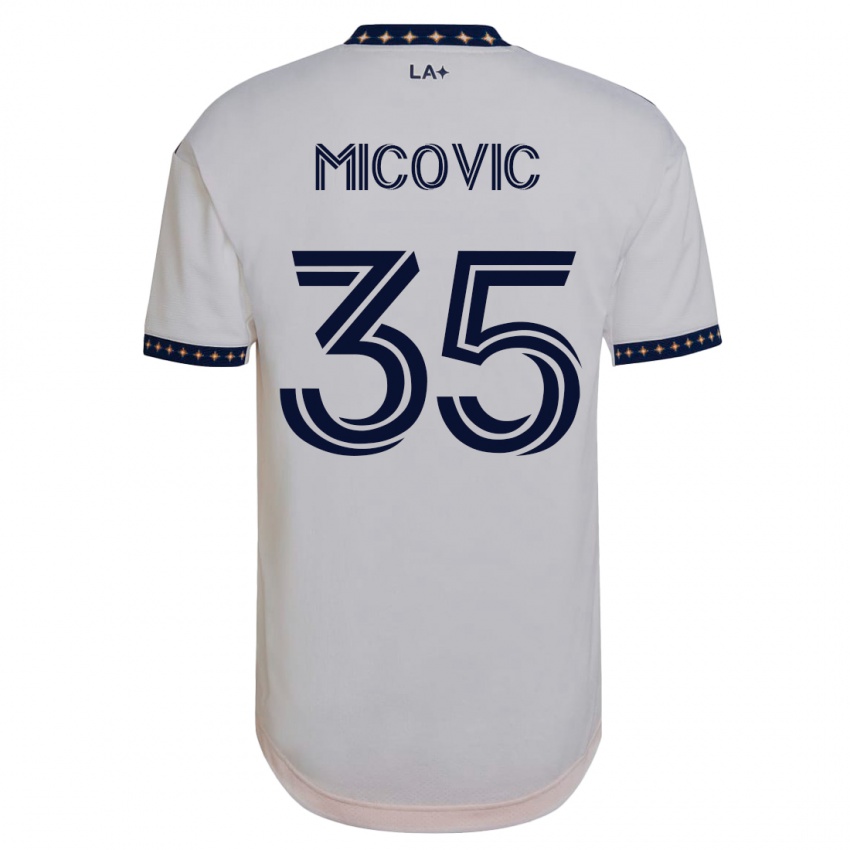 Kinder Novak Micovic #35 Weiß Heimtrikot Trikot 2023/24 T-Shirt Schweiz